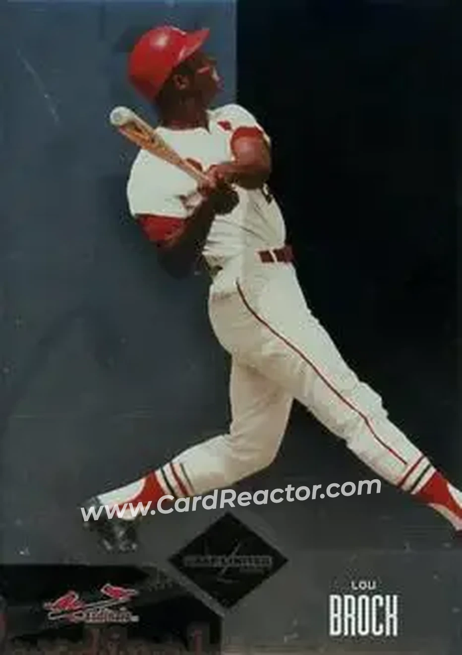 2004 Leaf Limited #212 - Lou Brock - St. Louis Cardinals - Front
