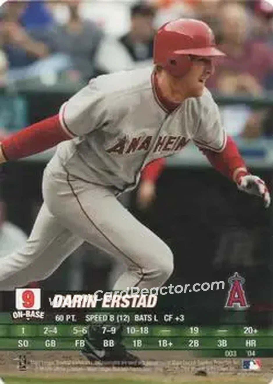 2004 MLB Showdown #003 - Darin Erstad - Anaheim Angels - Front 2004 MLB Showdown #003 - Darin Erstad - Anaheim Angels - Front