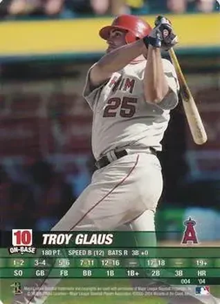 2004 MLB Showdown #004 - Troy Glaus - Anaheim Angels
