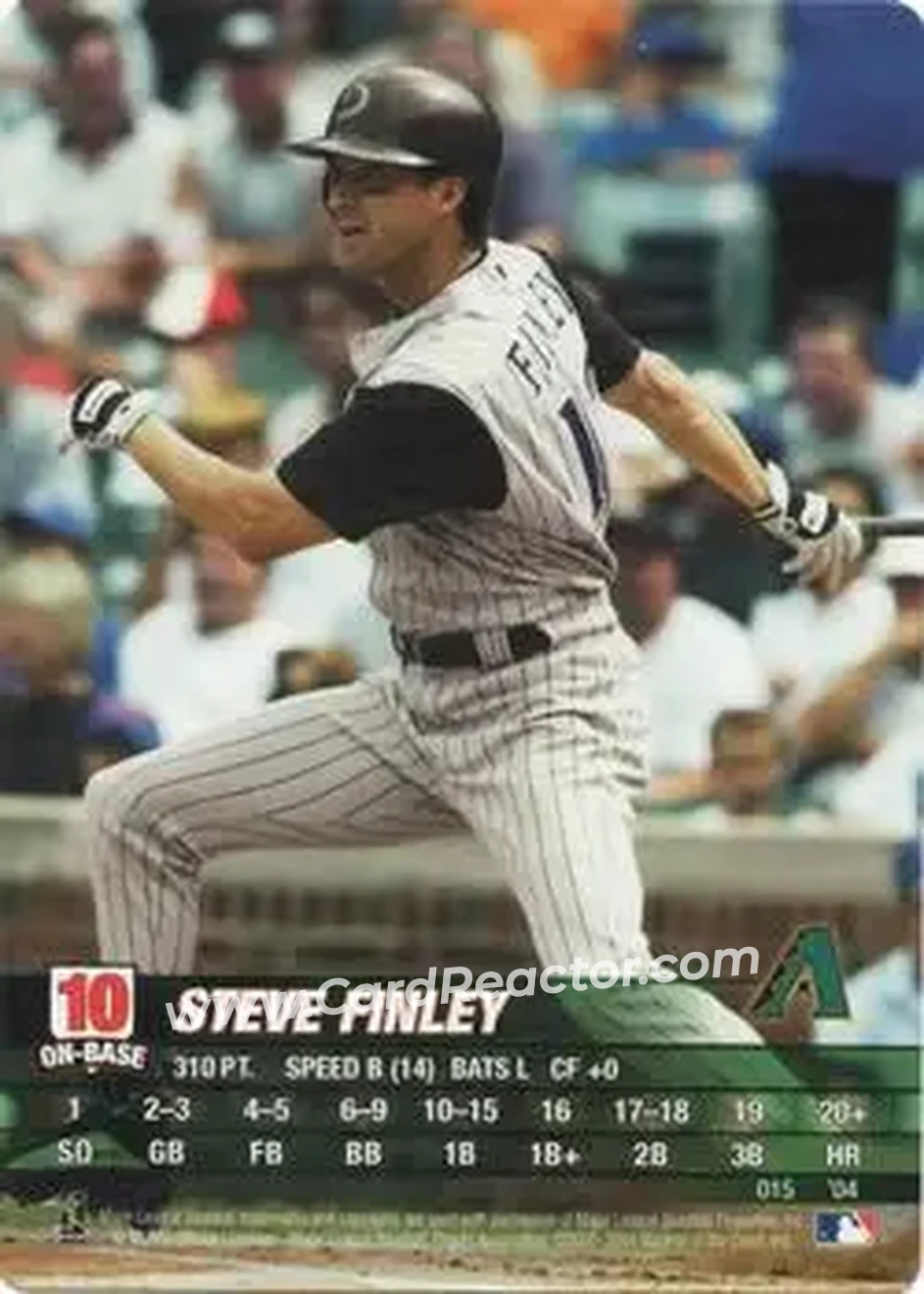 2004 MLB Showdown #015 - Steve Finley - Arizona Diamondbacks - Front