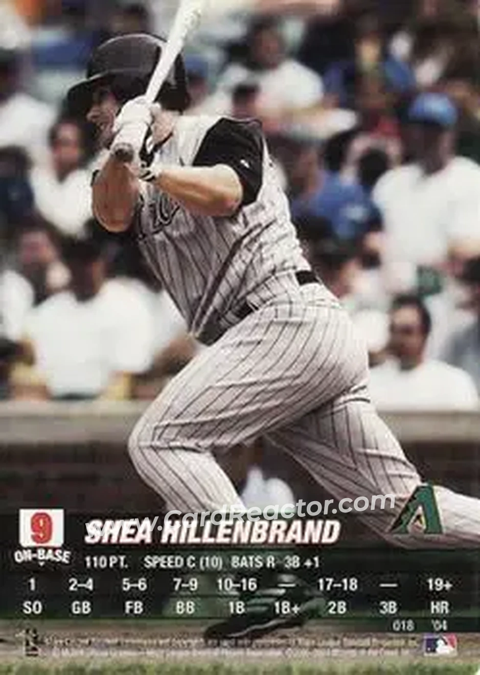 2004 MLB Showdown #018 - Shea Hillenbrand - Arizona Diamondbacks - Front
