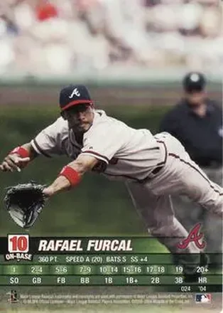 2004 MLB Showdown #024 - Rafael Furcal - Atlanta Braves