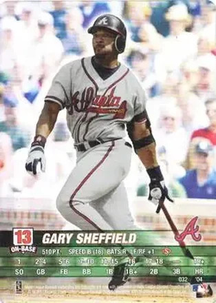 2004 MLB Showdown #032 - Gary Sheffield - Atlanta Braves