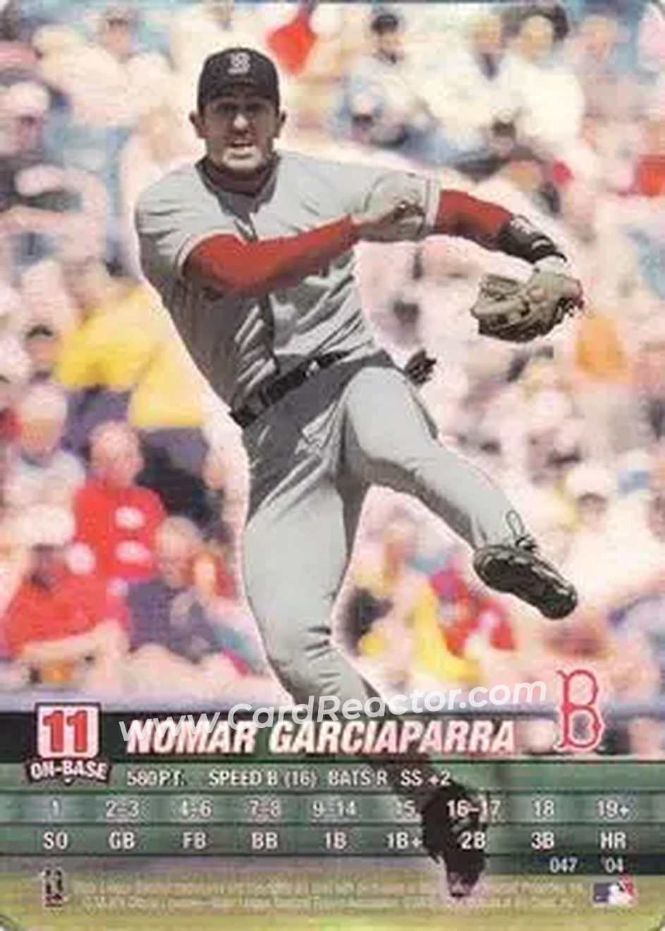 2004 MLB Showdown #047 - Nomar Garciaparra - Boston Red Sox - Front