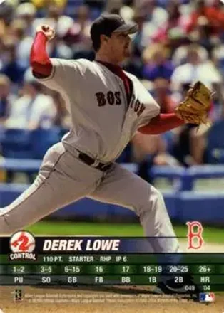 2004 MLB Showdown #049 - Derek Lowe - Boston Red Sox
