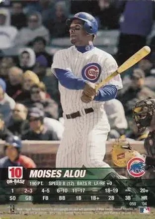 2004 MLB Showdown #059 - Moises Alou - Chicago Cubs