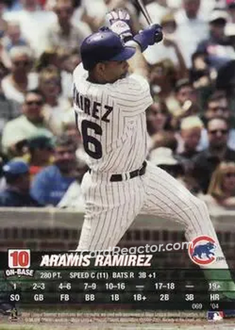 2004 MLB Showdown #069 - Aramis Ramirez - Chicago Cubs - Front