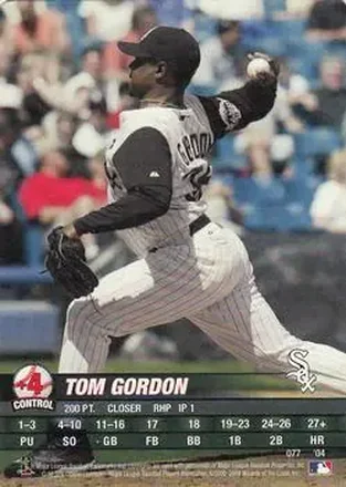 2004 MLB Showdown #077 - Tom Gordon - Chicago White Sox