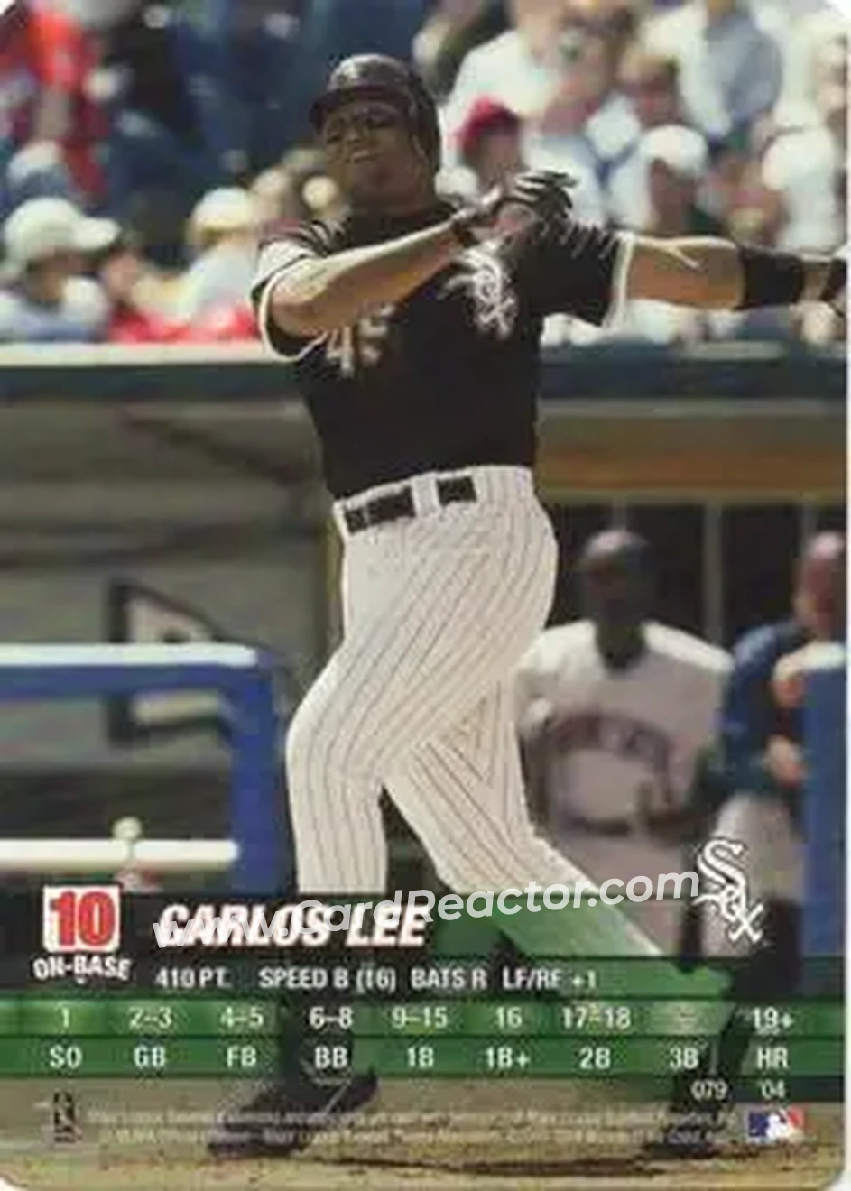 2004 MLB Showdown #079 - Carlos Lee - Chicago White Sox - Front 2004 MLB Showdown #079 - Carlos Lee - Chicago White Sox - Front