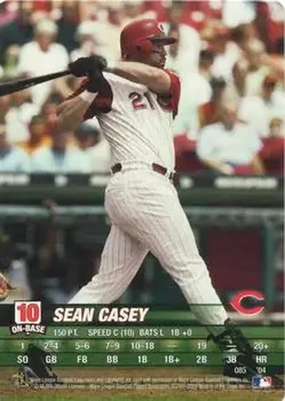 2004 MLB Showdown #085 - Sean Casey - Cincinnati Reds