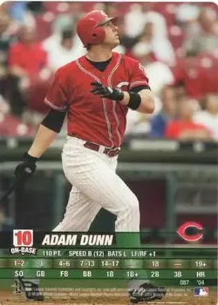 2004 MLB Showdown #087 - Adam Dunn - Cincinnati Reds