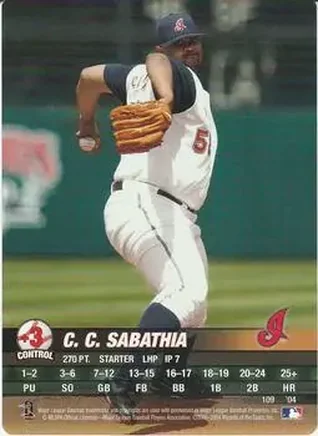 2004 MLB Showdown #109 - CC Sabathia - Cleveland Indians