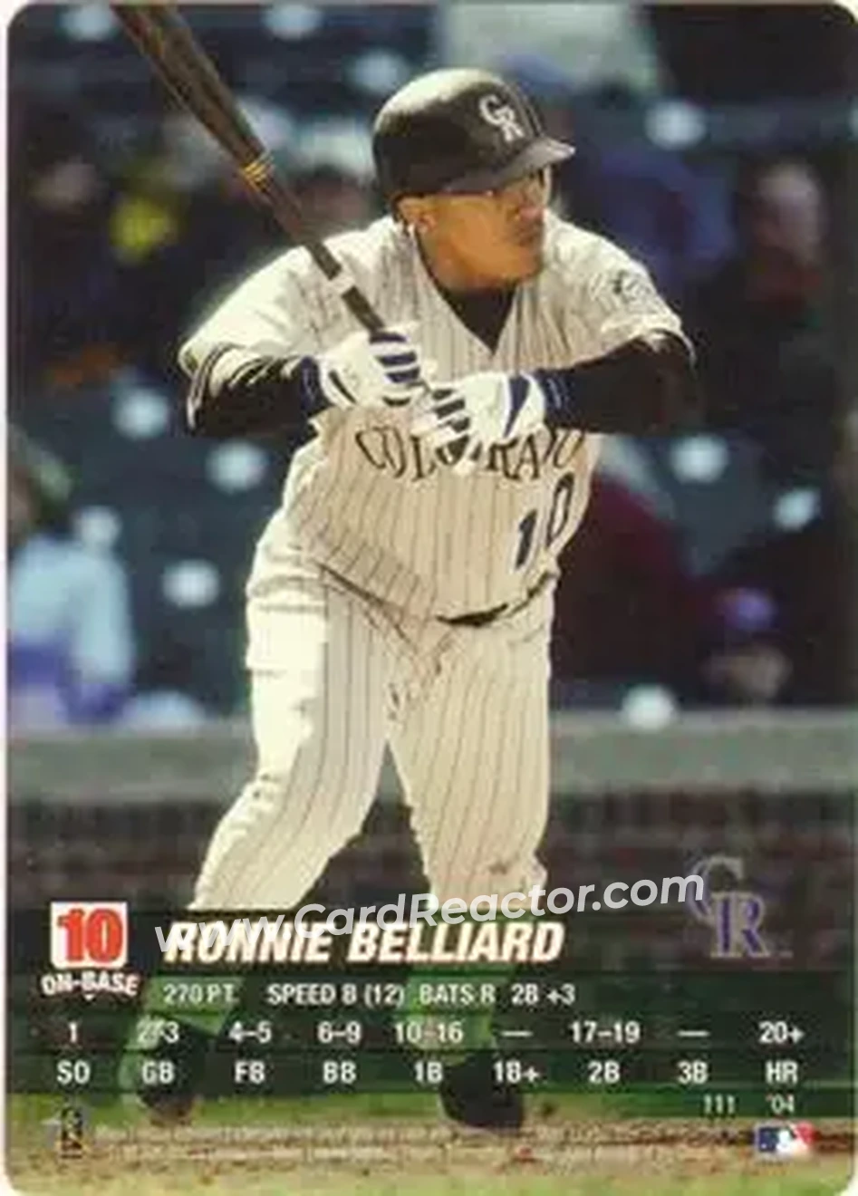 2004 MLB Showdown #111 - Ronnie Belliard - Colorado Rockies - Front 2004 MLB Showdown #111 - Ronnie Belliard - Colorado Rockies - Front