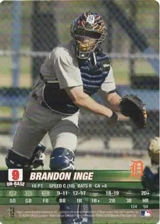 2004 MLB Showdown #124 - Brandon Inge - Detroit Tigers