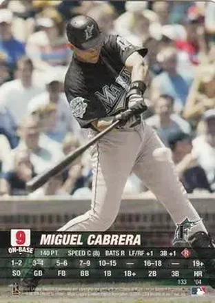 2004 MLB Showdown #133 - Miguel Cabrera - Florida Marlins