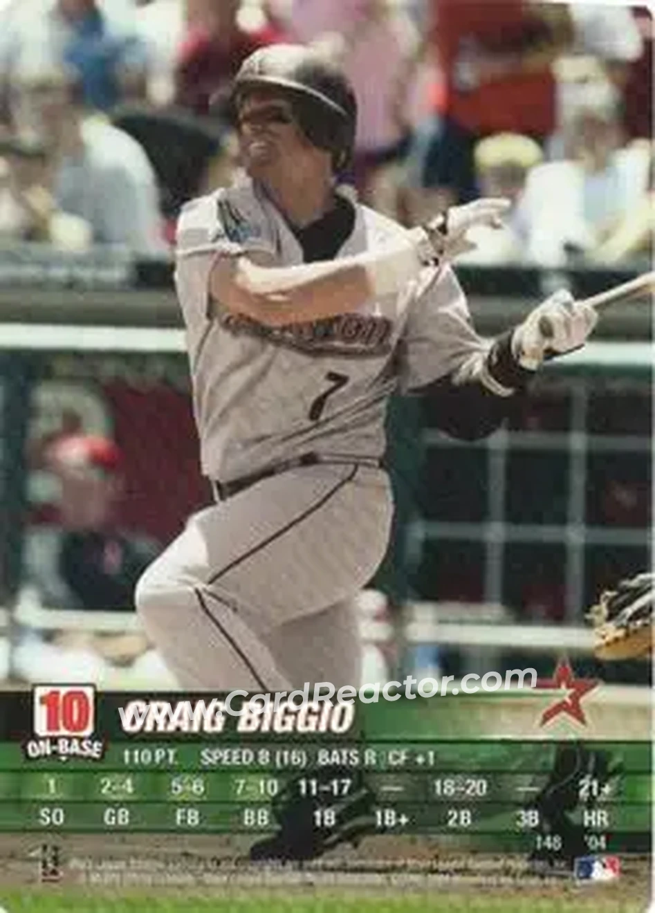 2004 MLB Showdown #148 - Craig Biggio - Houston Astros - Front 2004 MLB Showdown #148 - Craig Biggio - Houston Astros - Front