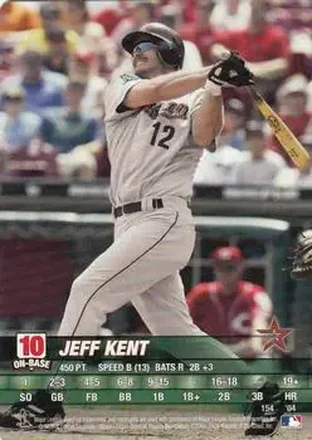 2004 MLB Showdown #154 - Jeff Kent - Houston Astros