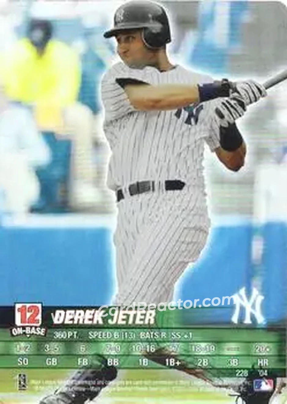 2004 MLB Showdown #228 - Derek Jeter - New York Yankees - Front 2004 MLB Showdown #228 - Derek Jeter - New York Yankees - Front