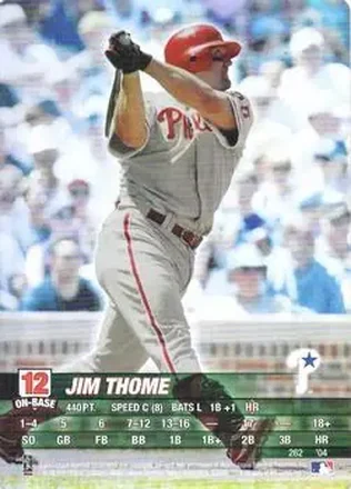 2004 MLB Showdown #262 - Jim Thome - Philadelphia Phillies