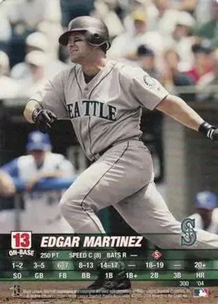 2004 MLB Showdown #300 - Edgar Martinez - Seattle Mariners