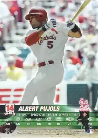 2004 MLB Showdown #314 - Albert Pujols - St. Louis Cardinals