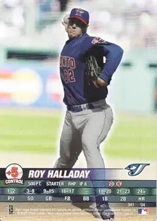 2004 MLB Showdown #341 - Roy Halladay - Toronto Blue Jays