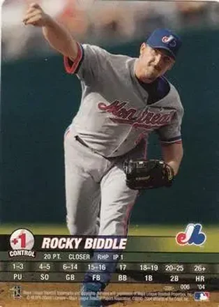 2004 MLB Showdown Pennant Run #006 Rocky Biddle