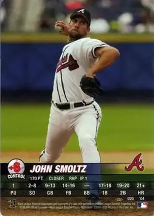 2004 MLB Showdown Pennant Run #020 - John Smoltz - Atlanta Braves