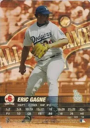 2004 MLB Showdown Pennant Run #028 - Eric Gagne - Los Angeles Dodgers