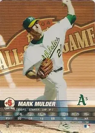 2004 MLB Showdown Pennant Run #031 - Mark Mulder - Oakland Athletics