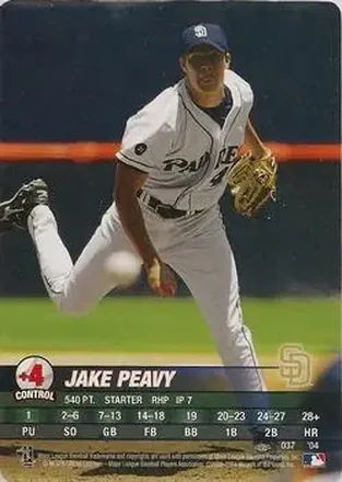 2004 MLB Showdown Pennant Run #037 - Jake Peavy - San Diego Padres