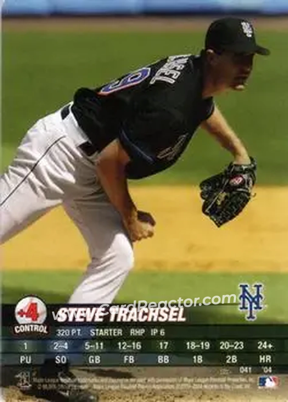 2004 MLB Showdown Pennant Run #041 - Steve Trachsel - New York Mets - Front