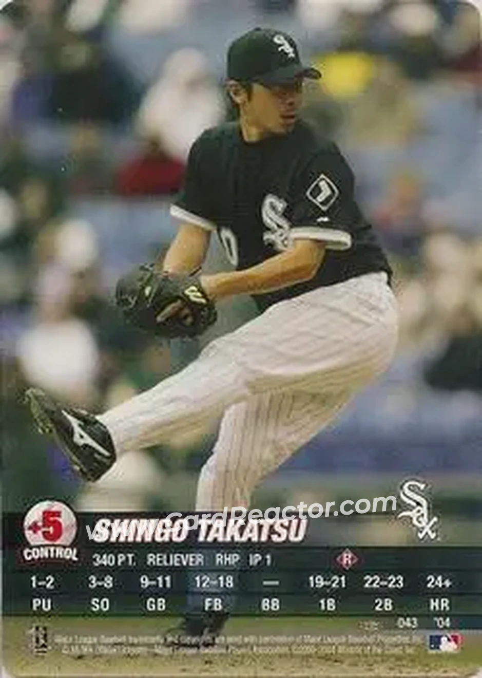 2004 MLB Showdown Pennant Run #043 - Shingo Takatsu - Chicago White Sox - Front