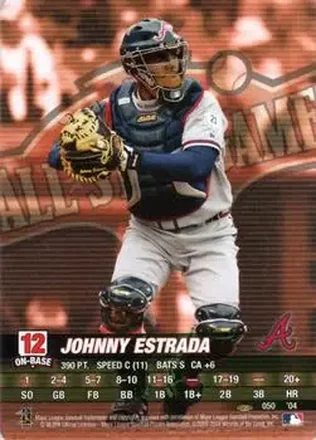 2004 MLB Showdown Pennant Run #050 - Johnny Estrada - Atlanta Braves