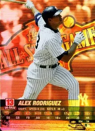 2004 MLB Showdown Pennant Run #054 - Alex Rodriguez - New York Yankees