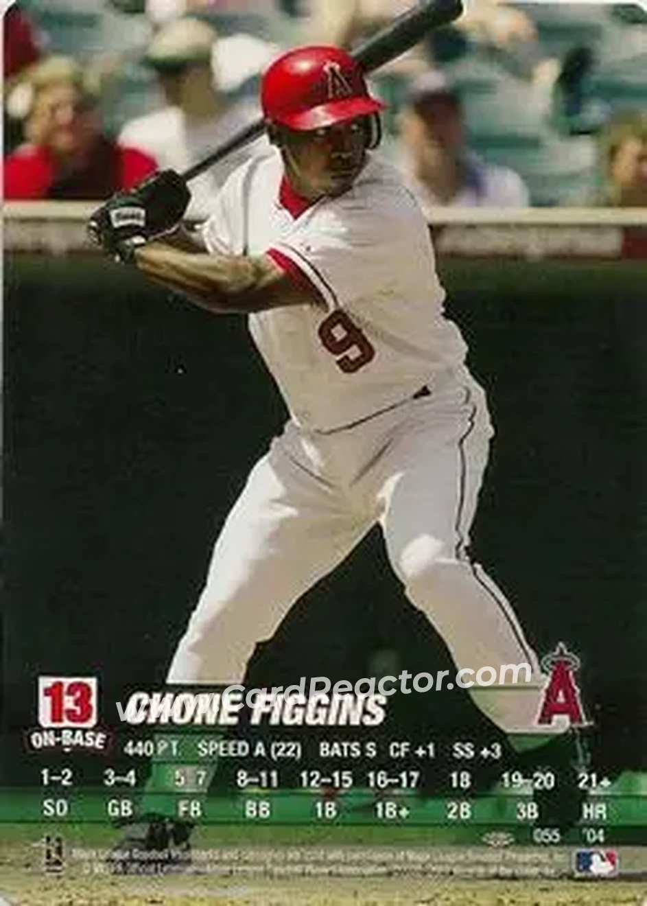 2004 MLB Showdown Pennant Run #055 - Chone Figgins - Anaheim Angels - Front 2004 MLB Showdown Pennant Run #055 - Chone Figgins - Anaheim Angels - Front