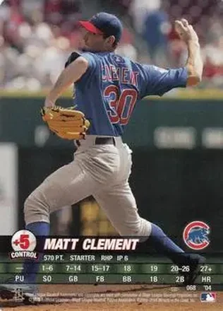 2004 MLB Showdown Pennant Run #068 - Matt Clement - Chicago Cubs