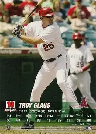 2004 MLB Showdown Pennant Run #073 - Troy Glaus - Anaheim Angels