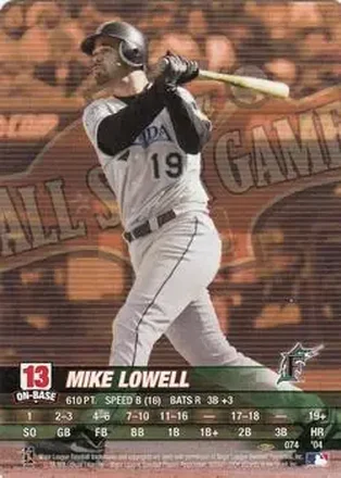 2004 MLB Showdown Pennant Run #074 - Mike Lowell - Florida Marlins