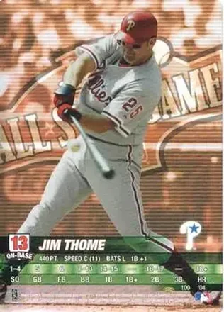 2004 MLB Showdown Pennant Run #100 - Jim Thome - Philadelphia Phillies