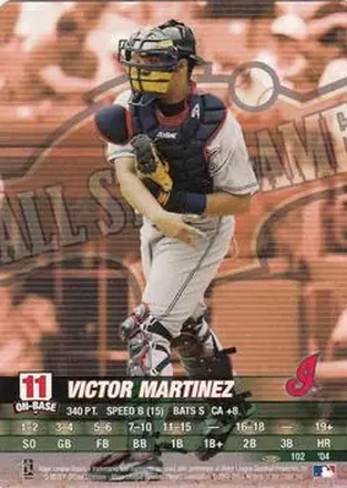 2004 MLB Showdown Pennant Run #102 - Victor Martinez - Cleveland Indians