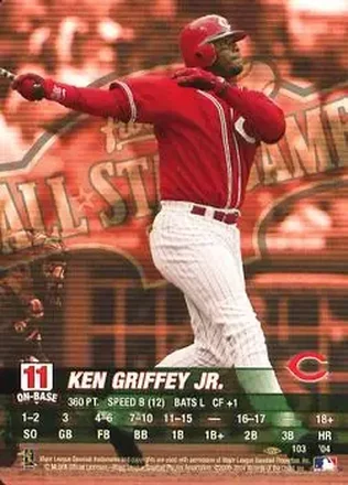 2004 MLB Showdown Pennant Run #103 - Ken Griffey Jr. - Cincinnati Reds