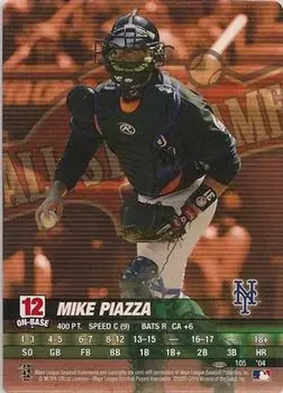 2004 MLB Showdown Pennant Run #105 - Mike Piazza - New York Mets