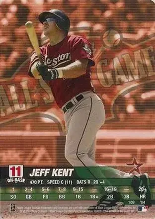 2004 MLB Showdown Pennant Run #109 - Jeff Kent - Houston Astros