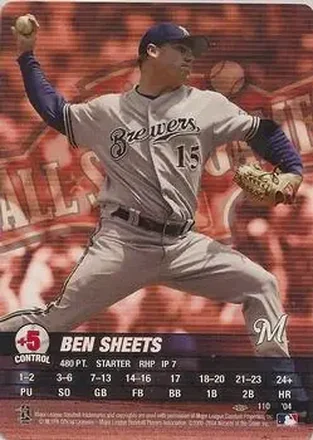 2004 MLB Showdown Pennant Run #110 - Ben Sheets - Milwaukee Brewers