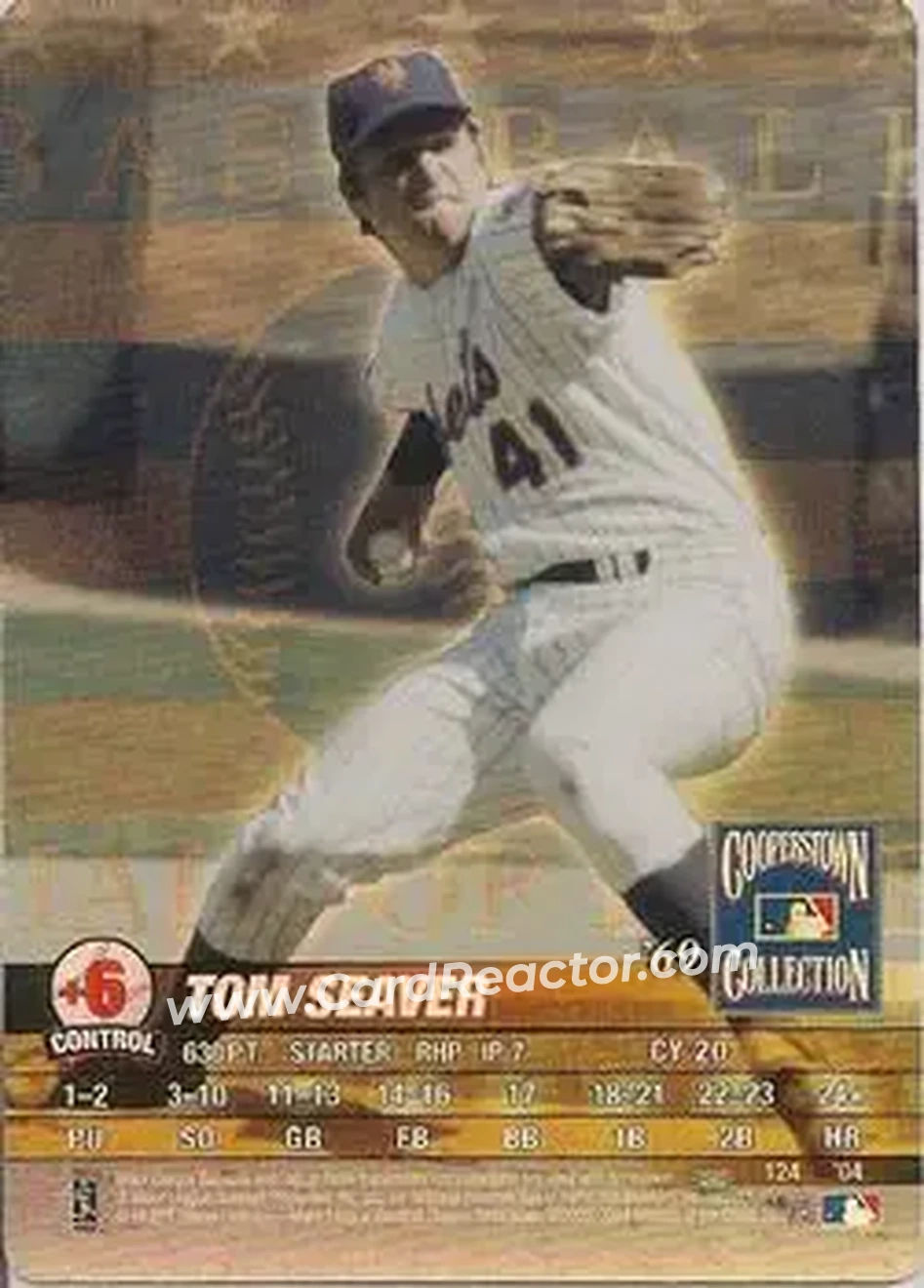 2004 MLB Showdown Pennant Run #124 - Tom Seaver - New York Mets - Front