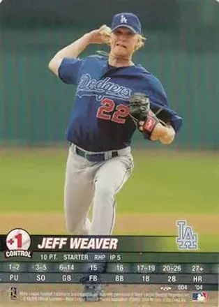 2004 MLB Showdown Trading Deadline #004 Jeff Weaver
