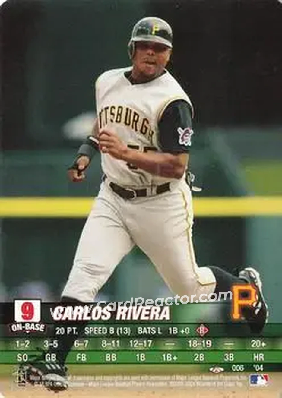 2004 MLB Showdown Trading Deadline #006 - Carlos Rivera - Pittsburgh Pirates - Front 2004 MLB Showdown Trading Deadline #006 - Carlos Rivera - Pittsburgh Pirates - Front