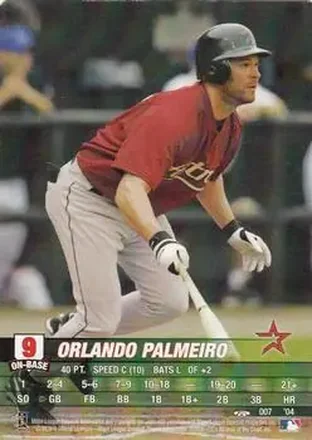 2004 MLB Showdown Trading Deadline #007 - Orlando Palmeiro - Houston Astros