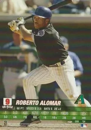 2004 MLB Showdown Trading Deadline #008 - Roberto Alomar - Arizona Diamondbacks